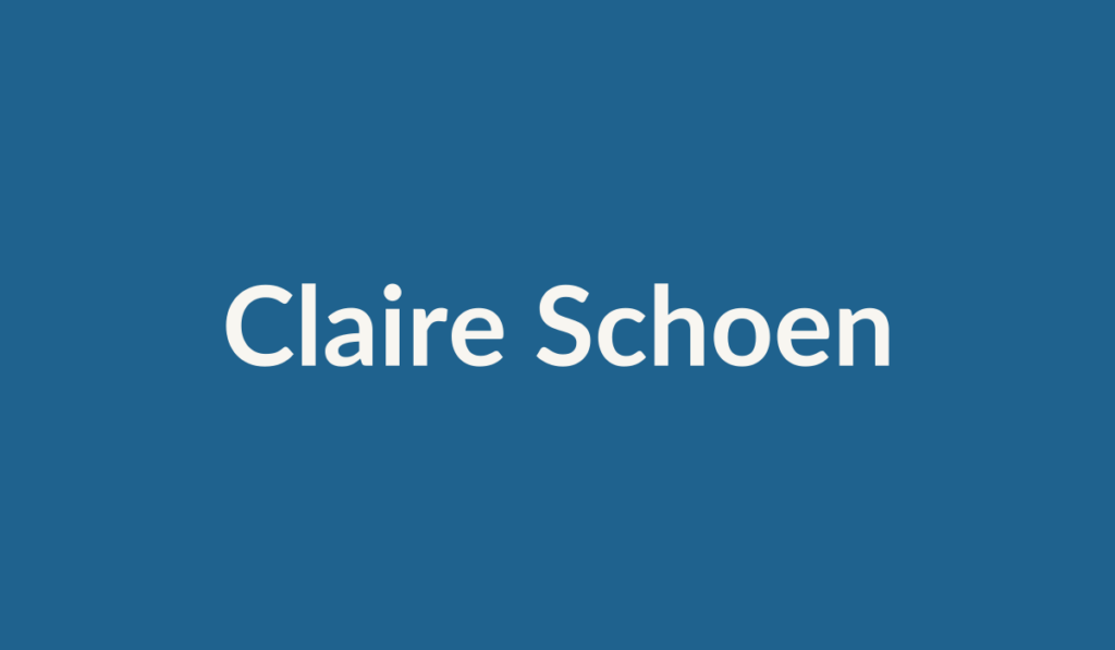 Placeholder photo of Claire Schoen for the midlife transition section